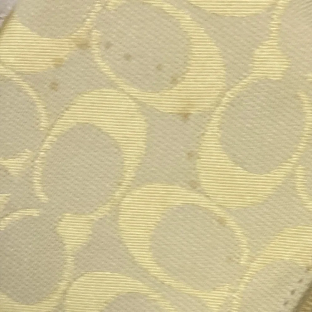 Coach vintage y2k yellow signature c wristlet bag